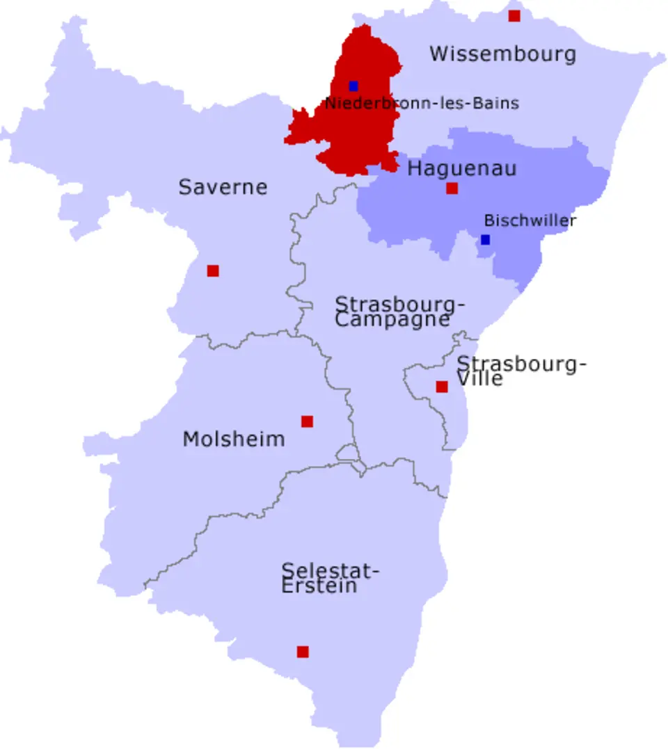 Kanton Niederbronn-les-Bains