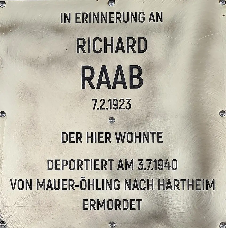 Stolperstein à la mémoire de Richard Raab