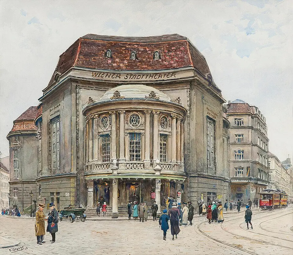 Image: Ernst Graner · Public domain Wiener Stadttheater