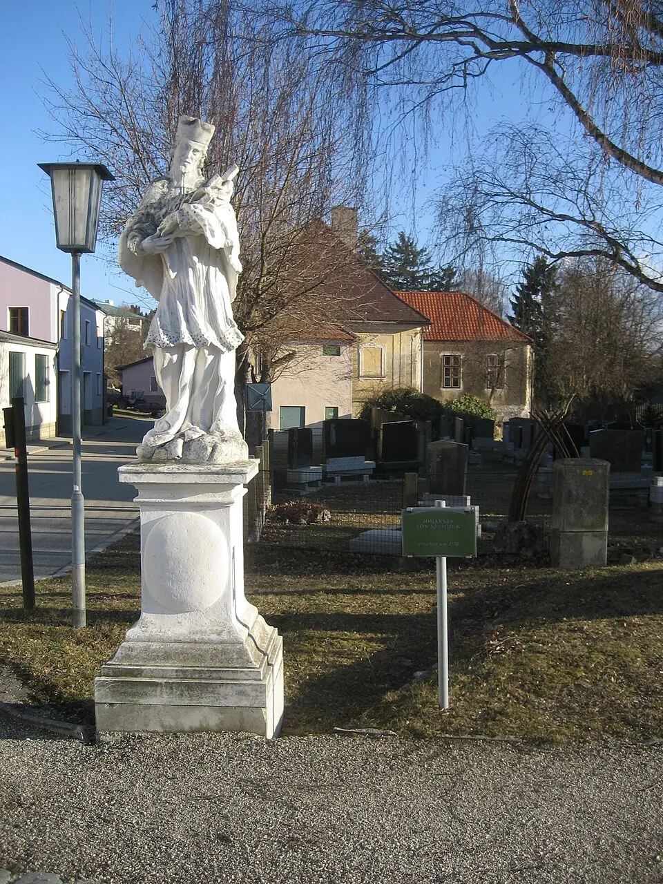 Figurenbildstock hl. Johannes Nepomuk