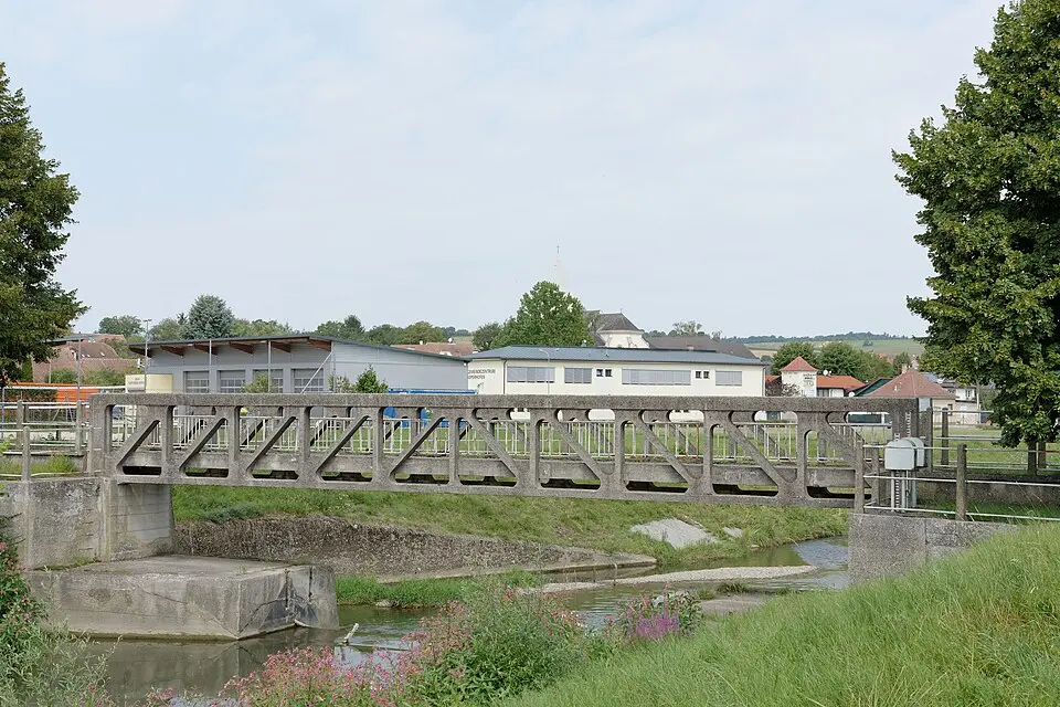 Eisenbetonfachwerkbrücke über die Große Tulln