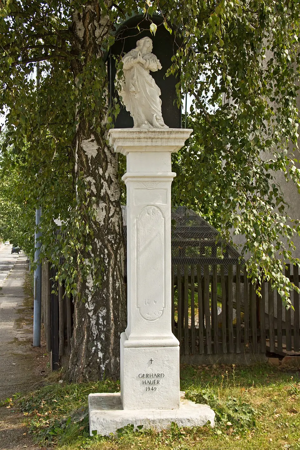 Slika: Duke of W4 · CC BY-SA 3.0 AT Figurenbildstock Bäckerkreuz, Maria Immaculata