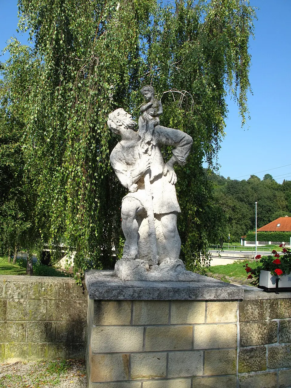 Slika: Clemens PFEIFFER · CC BY 3.0 Figurenbildstock hl. Christophorus