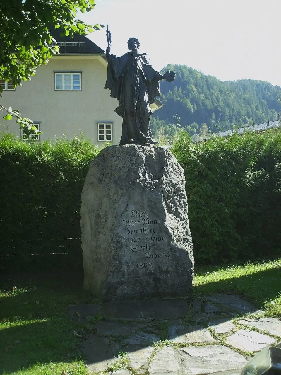 Image: Veleius · CC BY-SA 3.0 AT Figurenbildstock hl. Johannes Nepomuk