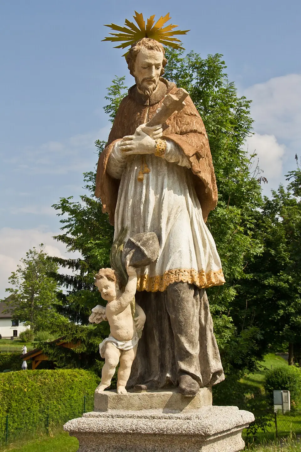 Figurenbildstock hl. Johannes Nepomuk