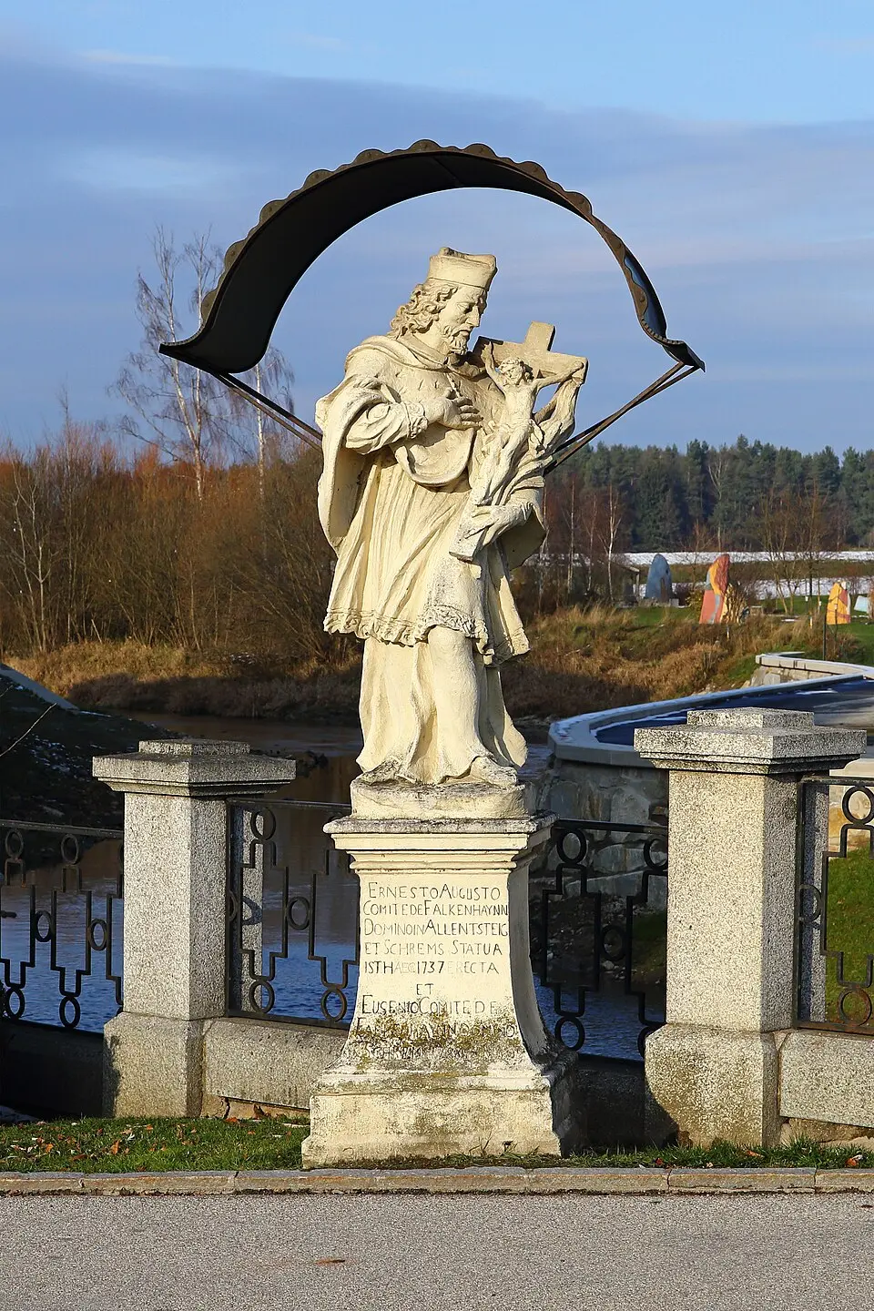 Figurenbildstock hl. Johannes Nepomuk