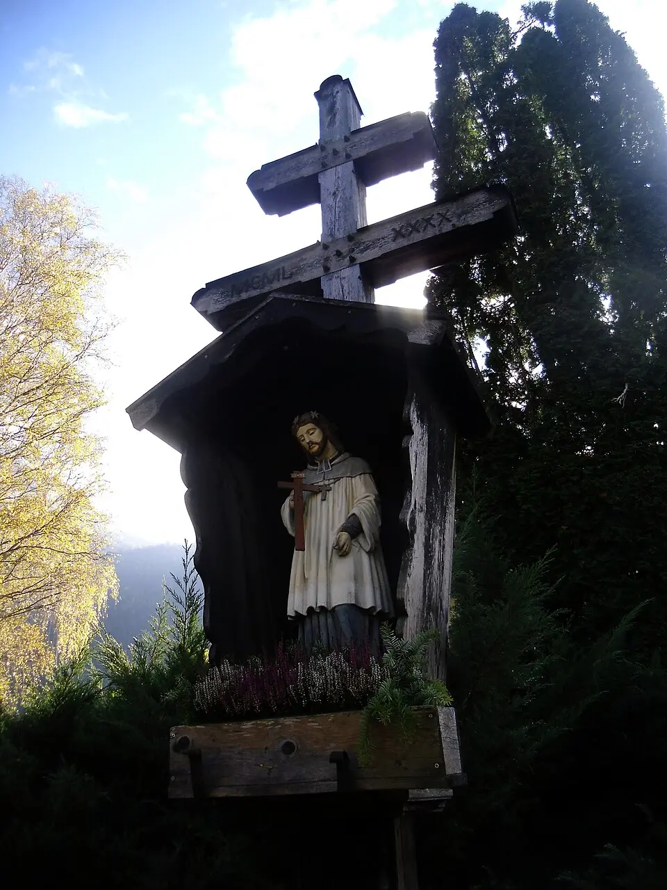 Figurenbildstock hl. Johannes Nepomuk