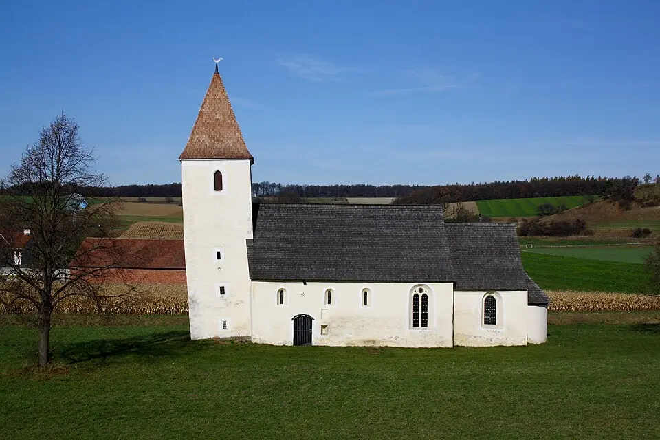 Image: C.Stadler/Bwag · CC BY-SA 3.0 Filialkirche Lanzendorf (Böheimkirchen)