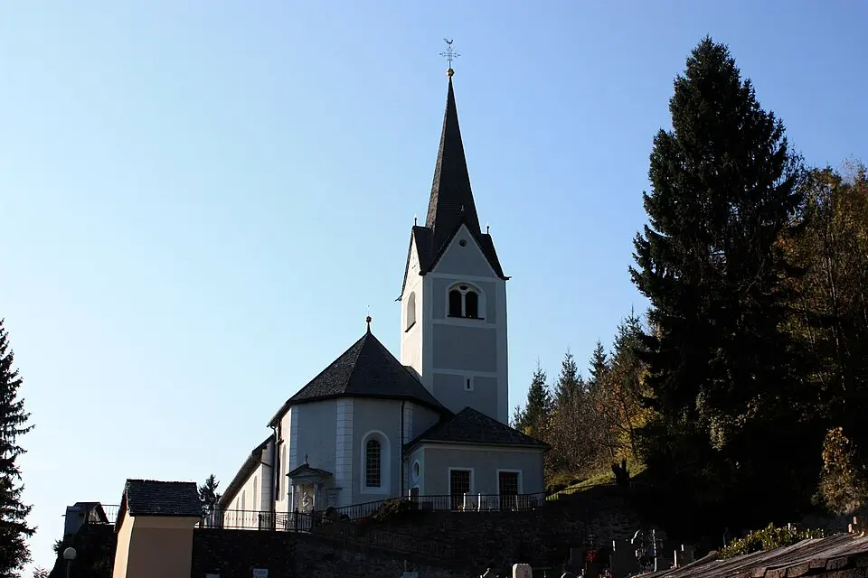 Kath. Filialkirche hl. Martin mit Friedhof