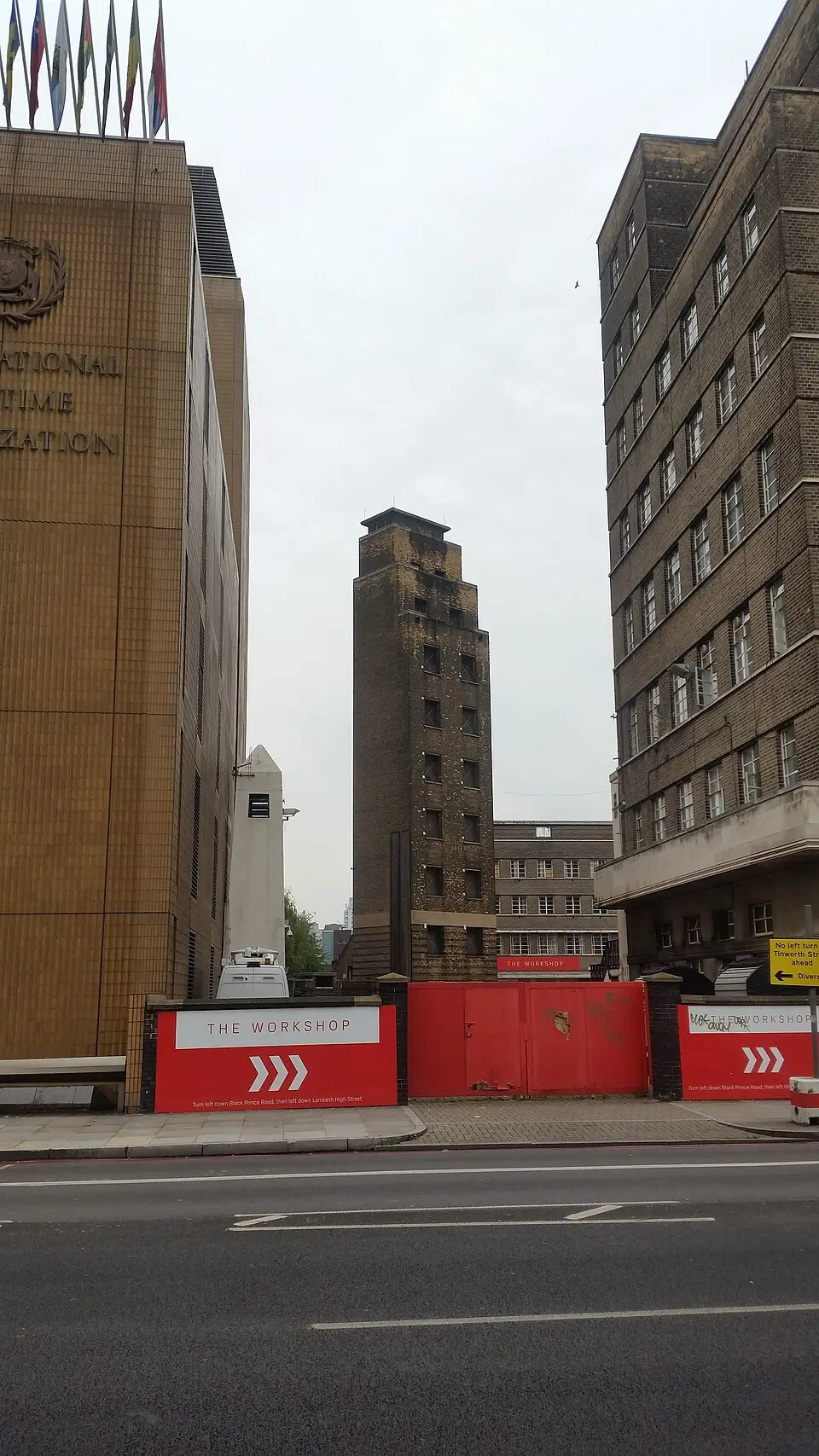Drill Tower To The East Of 8 Albert Embankment