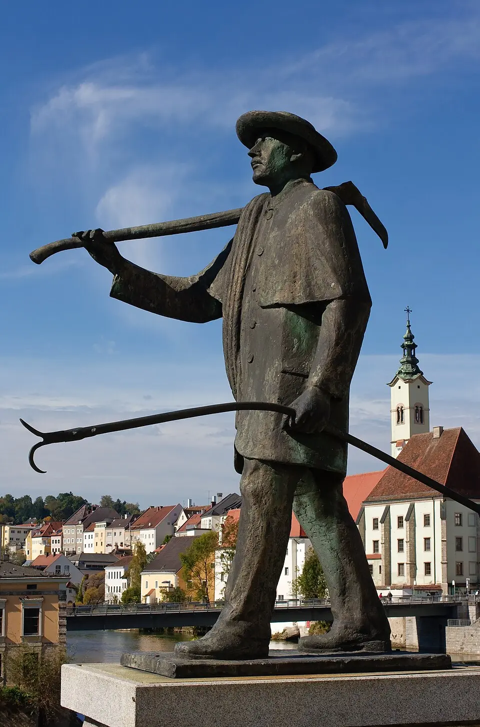 Flößerdenkmal in Steyr