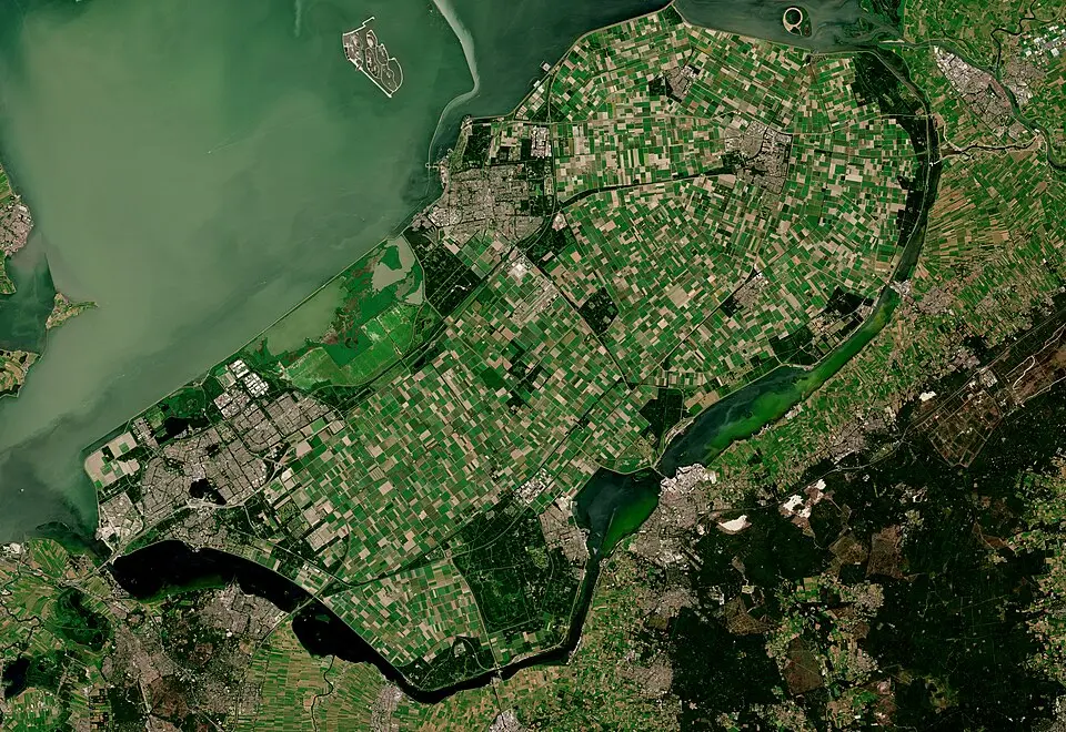 Obrázok: Copernicus Sentinel-2, ESA · CC BY-SA 3.0 igo Flevopolder