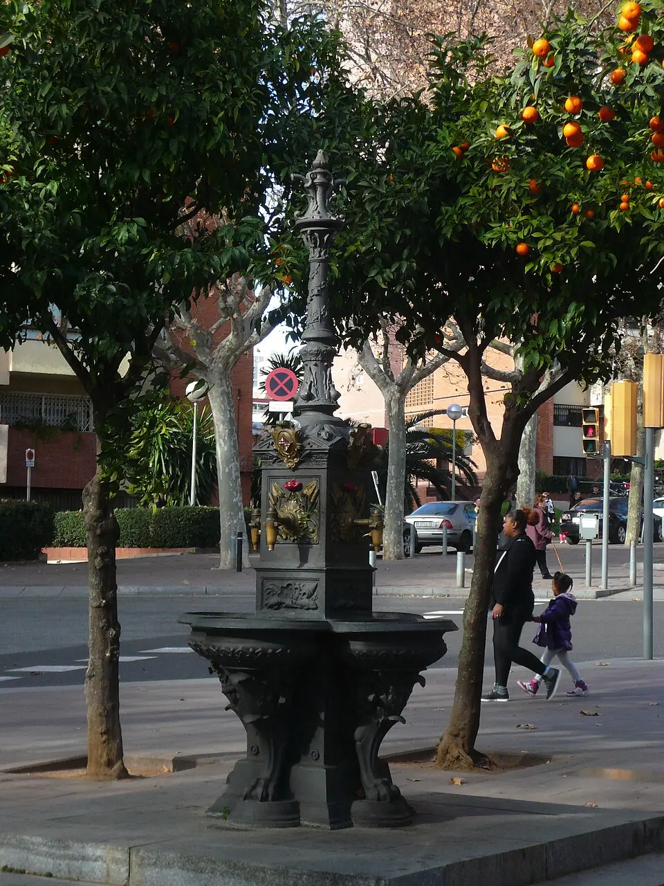 Font artística de la plaça de las Madres de la Plaza de Mayo