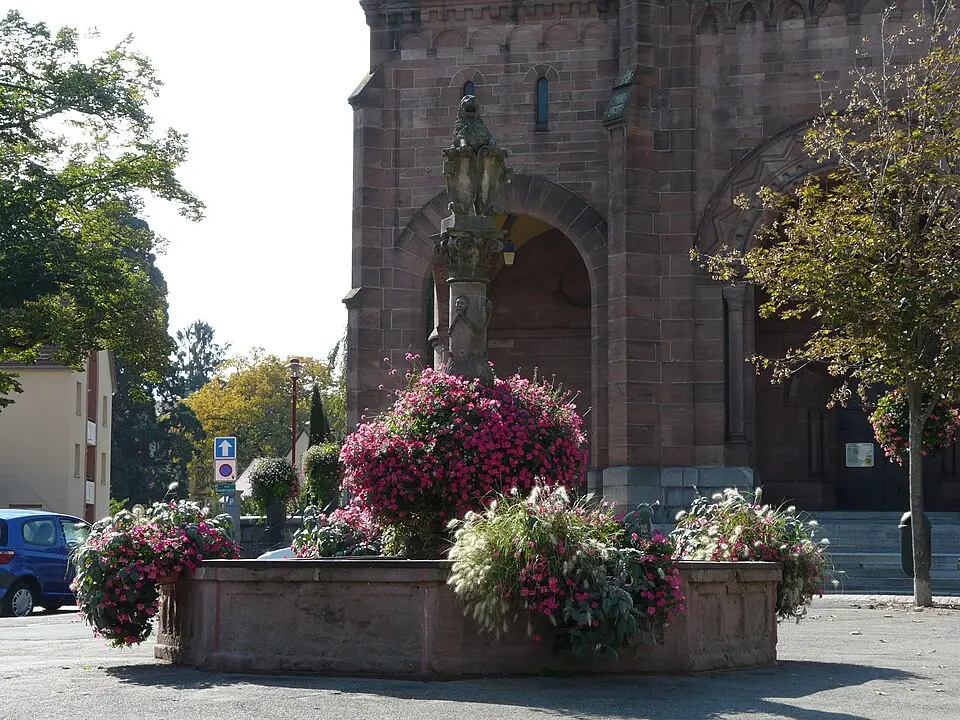 fontaine au lion