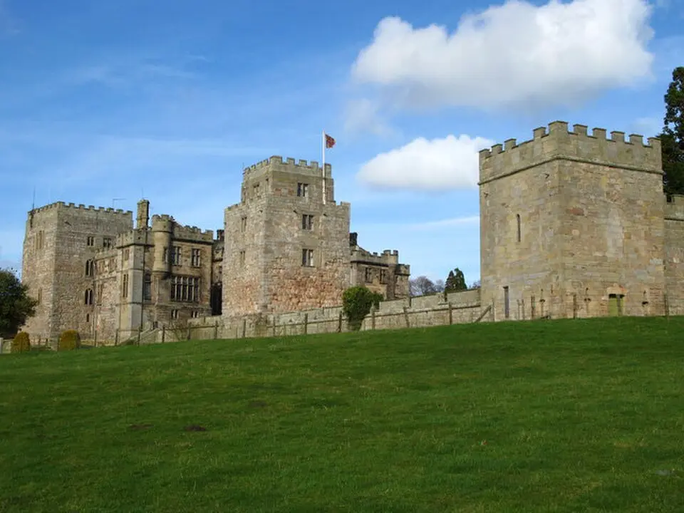 Ford Castle Flagpole Tower and Forecourt Wall Attached to North
